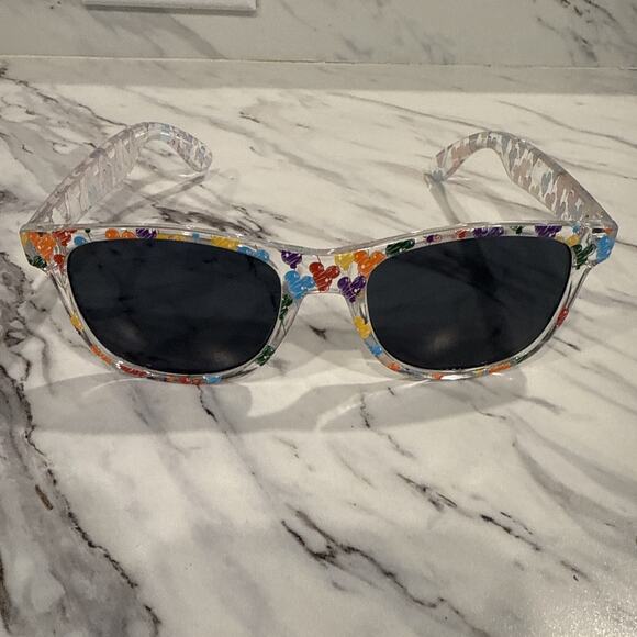 Disney Parks Mickey Mouse Ear Balloons Icons Multicolor Adult Sunglasses - Picture 1 of 5